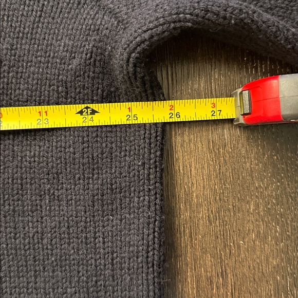 Polo Ralph Lauren Navy and Burgundy Cardigan Sweater - Picture 2 of 4